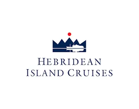 Hebridean Island Cruises logo and ship