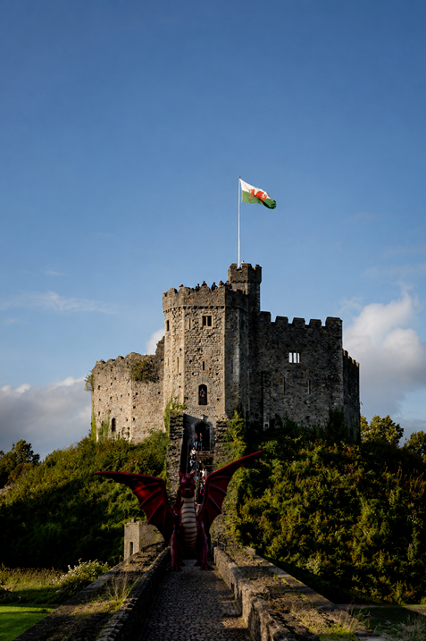 cardiff castle historic landmark wales