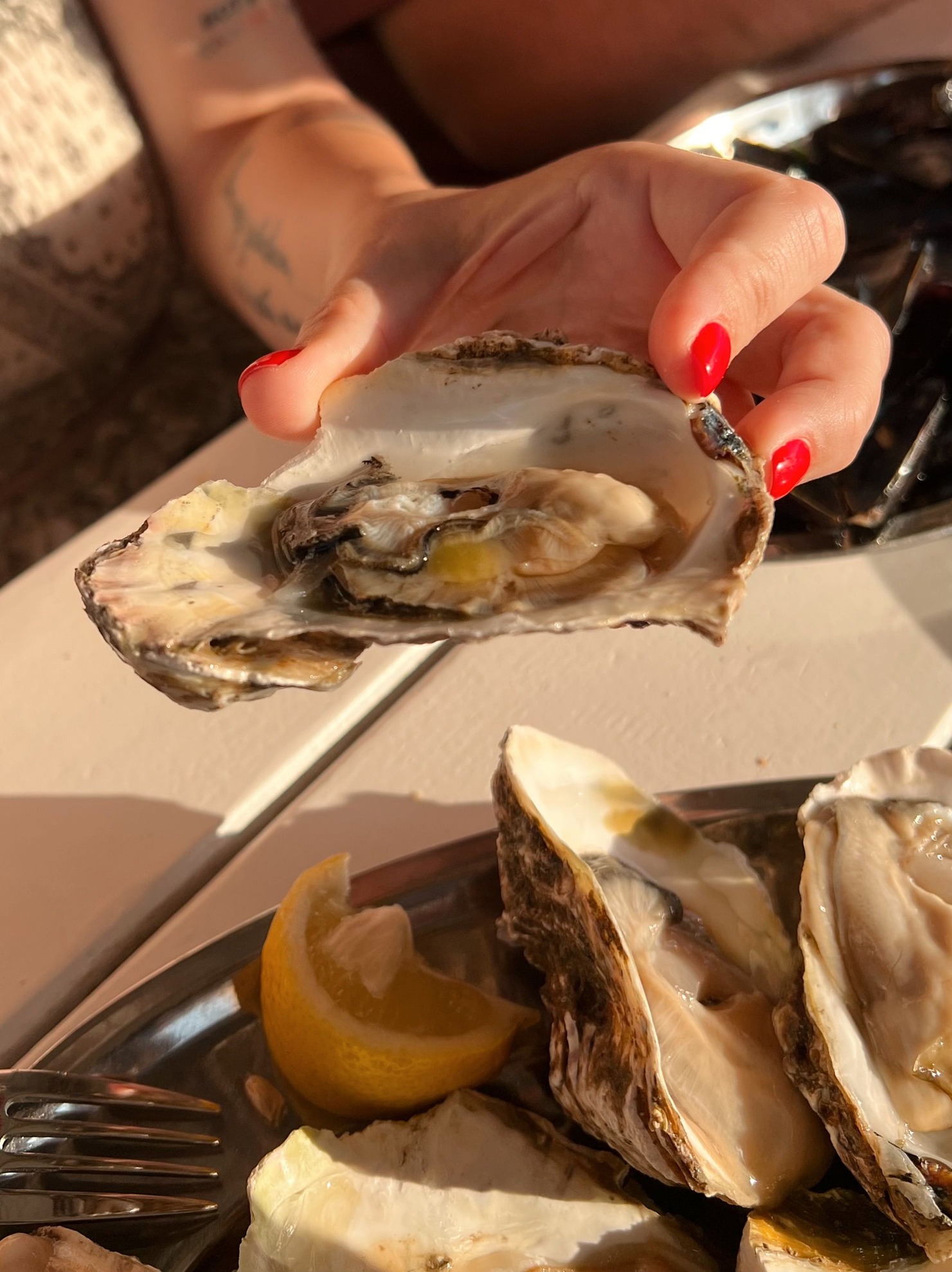 Signature experience connemara oyster seafood platter