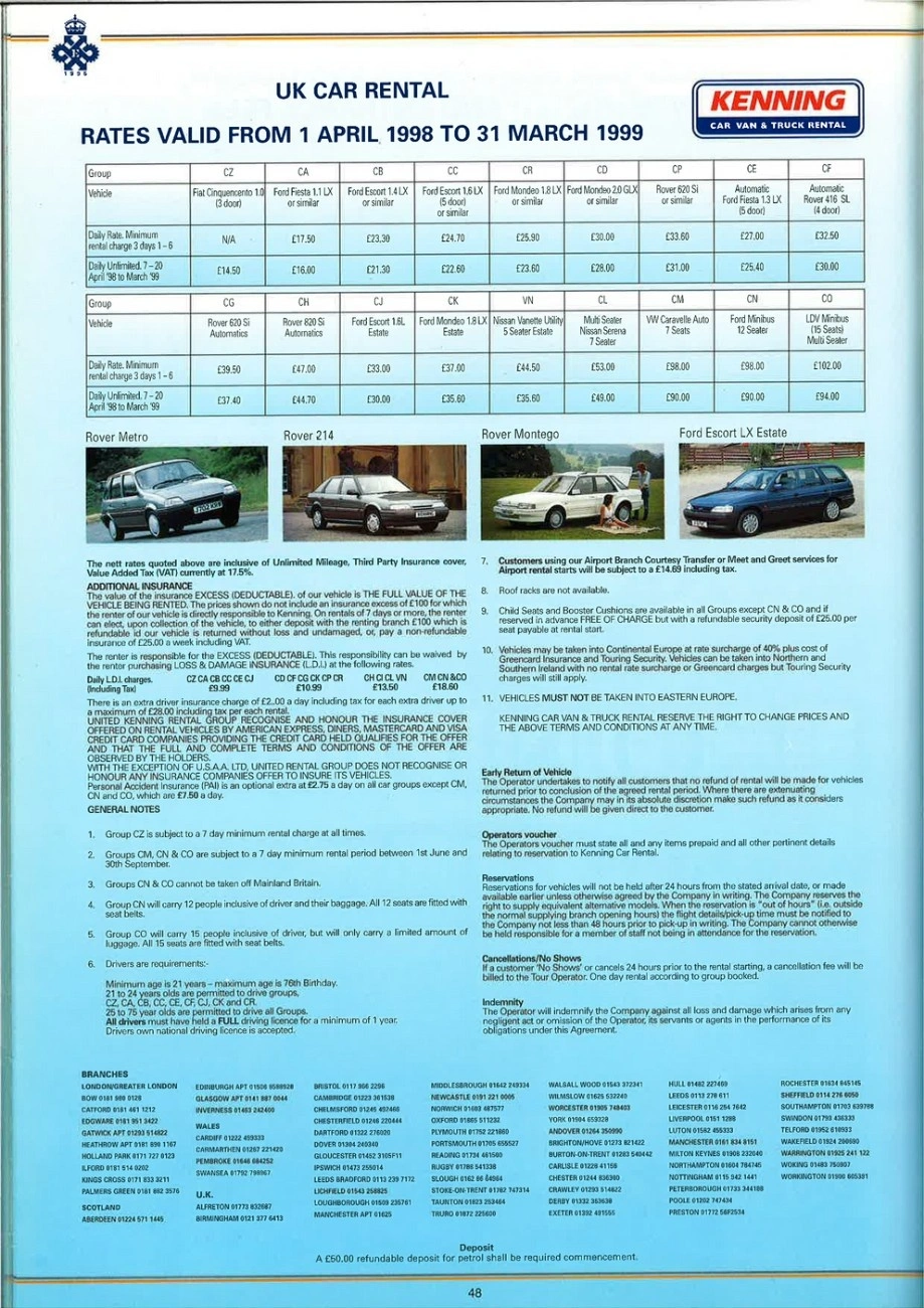 A promotional flyer for the Millennium Experience, featuring the iconic dome structure.