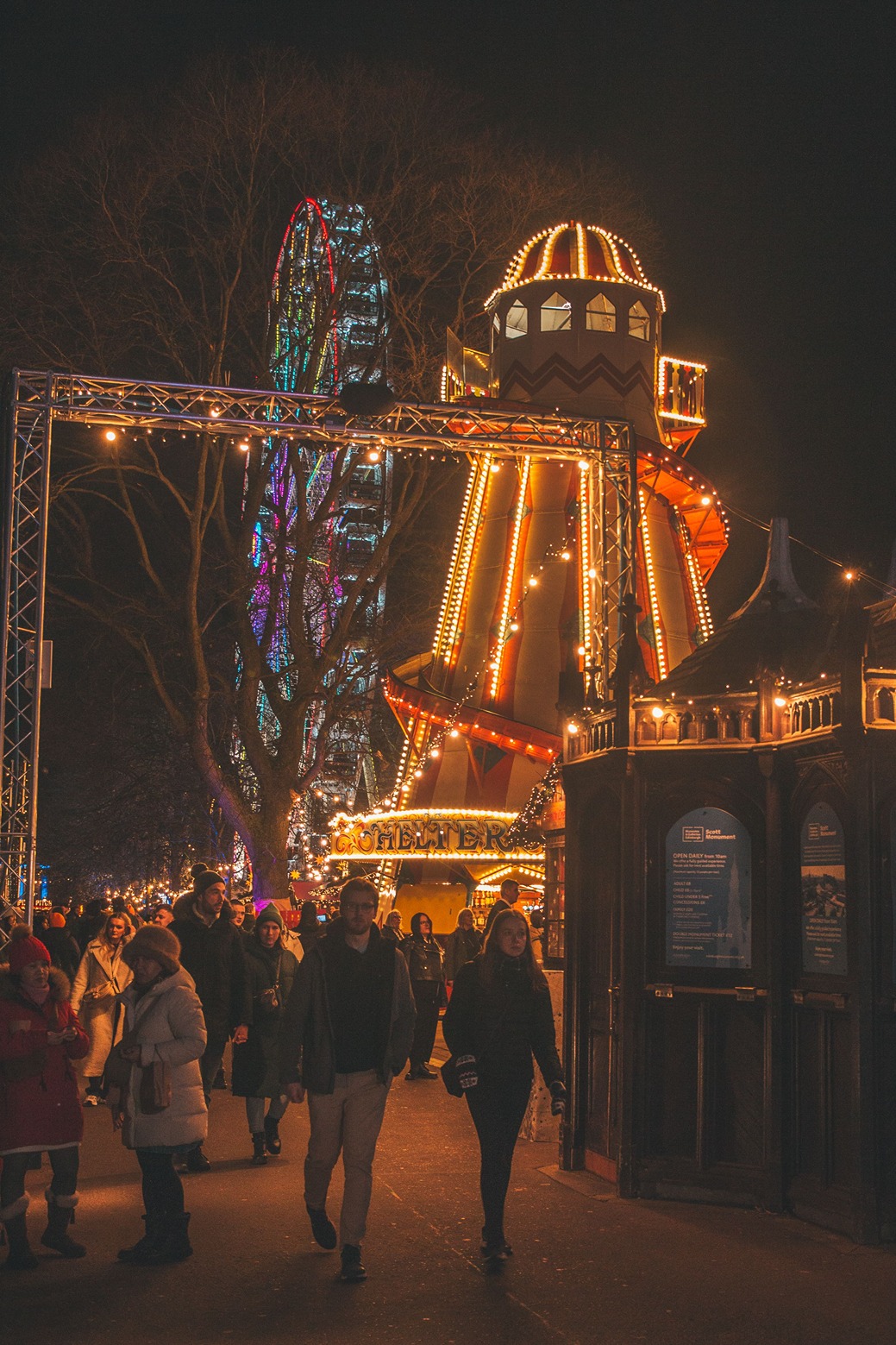 Christmas market atmosphere