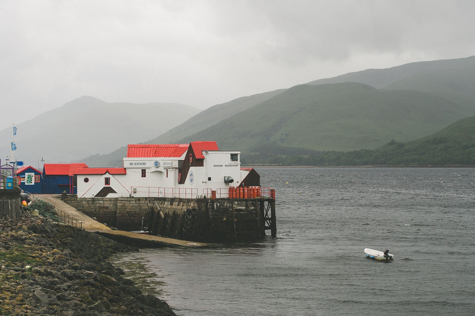 working fishing harbour